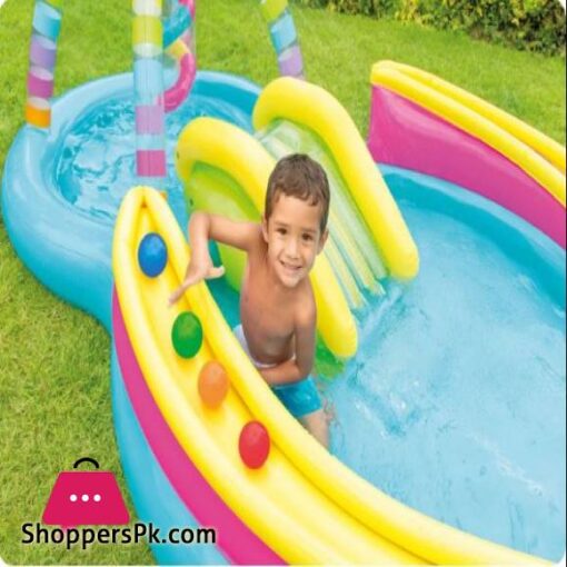 Rainbow Inflatable Playground Intex 56137