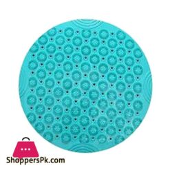 Round Pvc E Bathroom Mat Hydrophobic Suction Cup Mat Bathroom Mage Matgreen