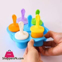 Jbyamus Silicone Popsicle Molds Ice Pop Molds Storage Container For Homemade Food Kids Ice Cream Diy Pop Molds Bpa Free Blue