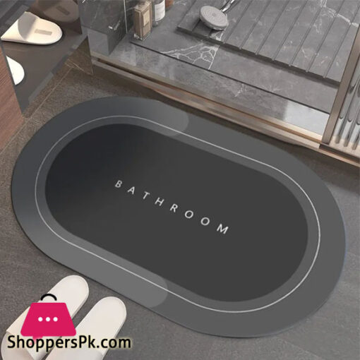 Super Koropal Absorbent Bath Mat Quick Drying Bathroom Rug Non-slip Entrance Doormat Nappa Skin Floor Mats Toilet Carpet Home Decor