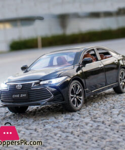 Alloy Die-casting Toyota Avalon 1:24 Sound Light Pull Back Toy Car For Kid Birthday Gift Saloon Model