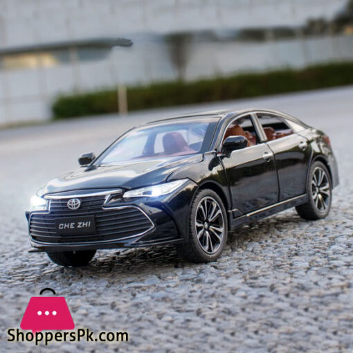 Alloy Die-casting Toyota Avalon 1:24 Sound Light Pull Back Toy Car For Kid Birthday Gift Saloon Model
