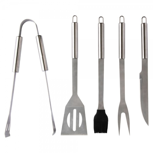 Barbecue Tool Kit With 5 Piece With Aluminium Case