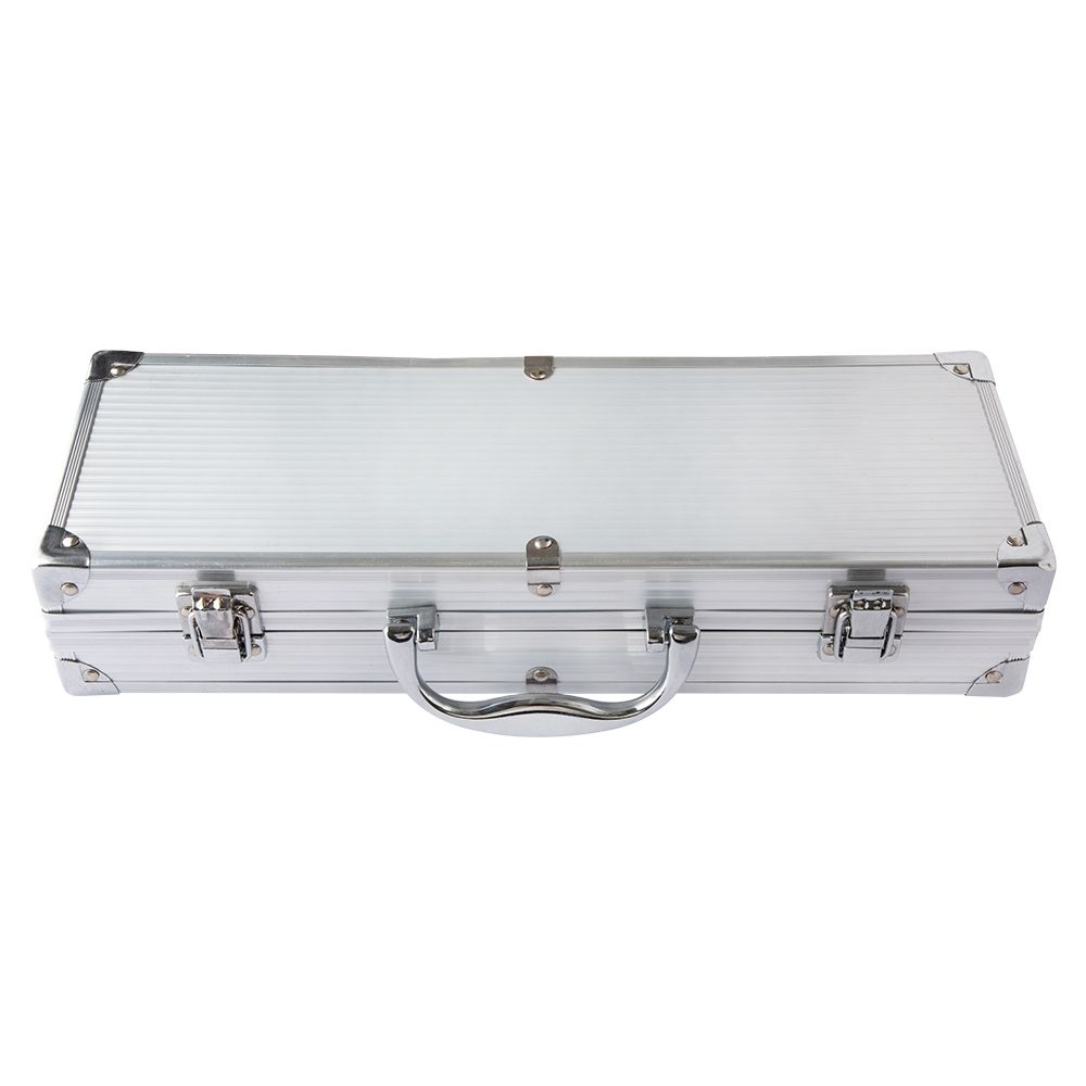 Barbecue Tool Kit With 5 Piece With Aluminium Case