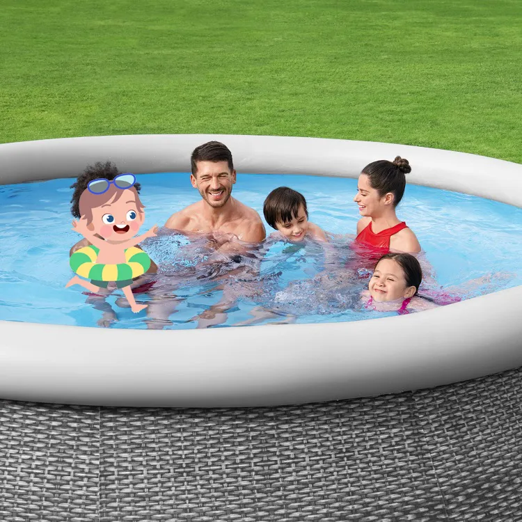 Bestway 12Ft X 30 Inch Fordable Easy Set Above Ground Swimming Pool For Backyard Or Garden - 57443