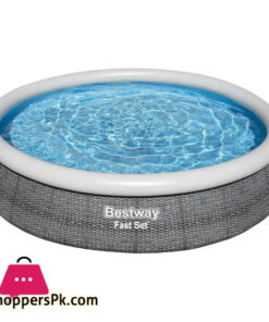 Bestway 12ft x 30 Inch Fordable Easy Set Above Ground Swimming Pool for Backyard or Garden - 57443