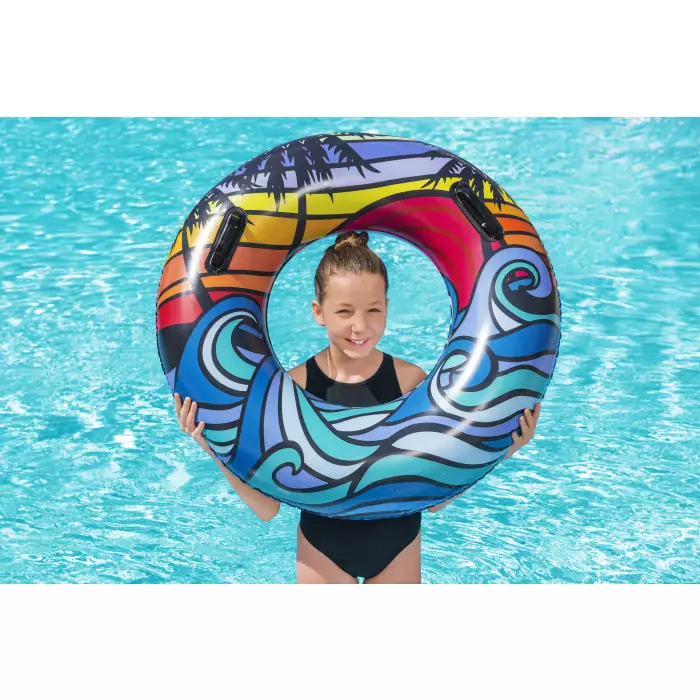 Bestway Coastal Castaway Swim Ring 91-Cm