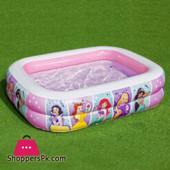 Bestway Disney Princess Inflatable Family Pool For Kids Girls &Amp; Boys Summer Play Water Games 4.8 Fit Width 19 Inch Depth 6.6 Ft Length - 91056