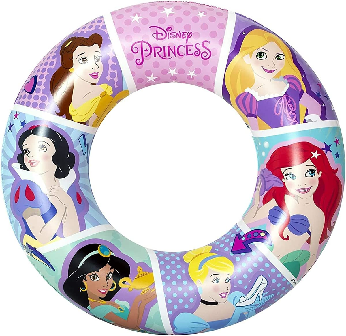 Bestway Disney Princess Inflatable Swim Ring For Child 22 Inch 56 Cm 3 To 6 Years -