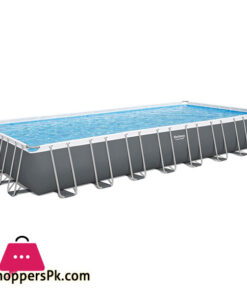 Bestway Framed Rectangular Swimming Pool 956 x 488 x 132 CM - 56623