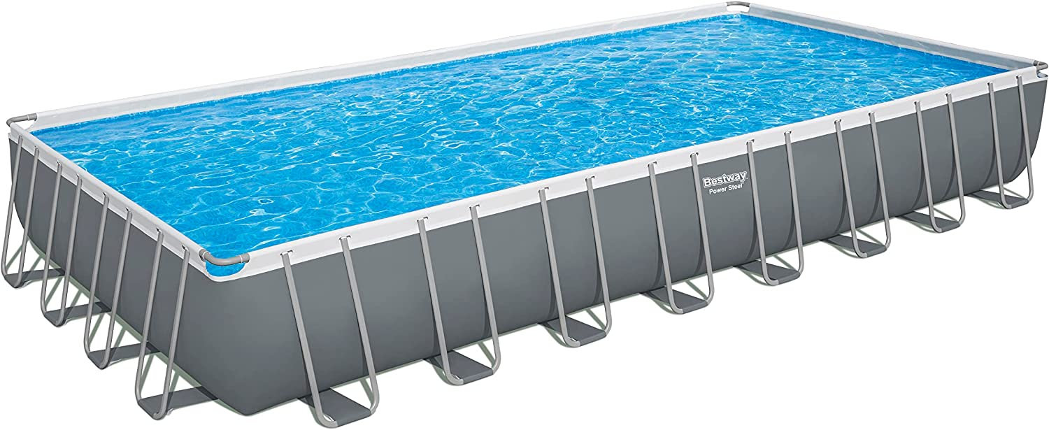 Bestway Framed Rectangular Swimming Pool 956 X 488 X 132 Cm - 56623