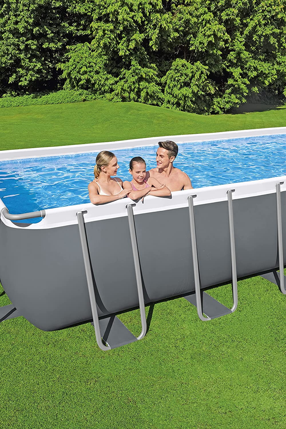 Bestway Framed Rectangular Swimming Pool 956 X 488 X 132 Cm - 56623