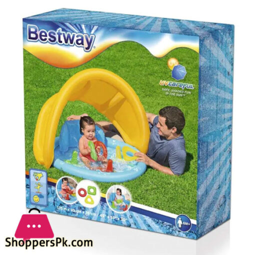 Bestway Inflatable Pool with Roof Backrest and Sorter 1.15mx 89cm x 76cm - 52568