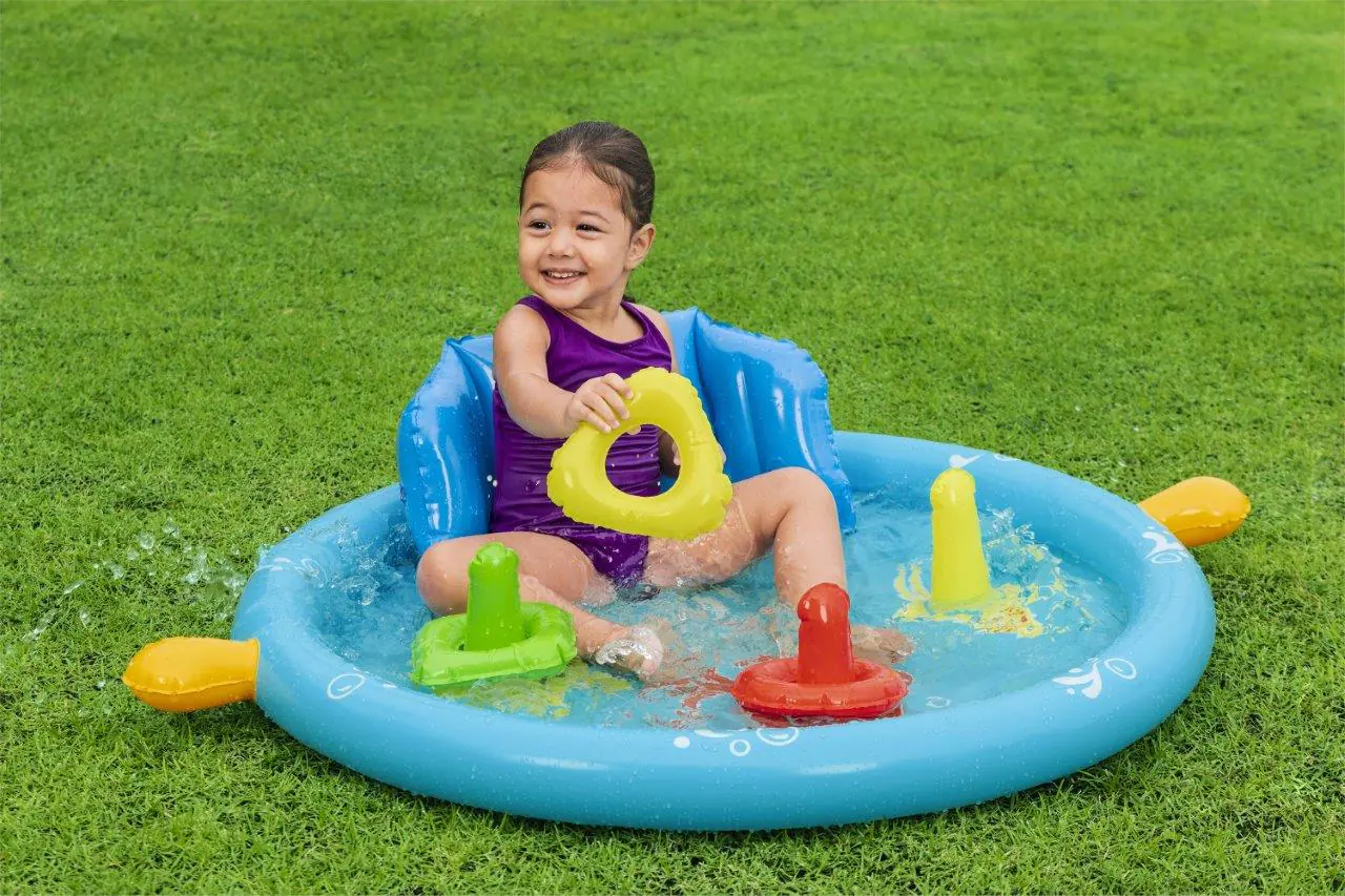 Bestway Inflatable Pool With Roof Backrest And Sorter 1.15Mx 89Cm X 76Cm - 52568