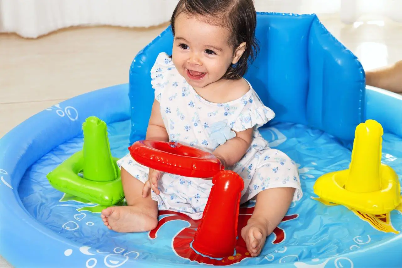 Bestway Inflatable Pool With Roof Backrest And Sorter 1.15Mx 89Cm X 76Cm - 52568