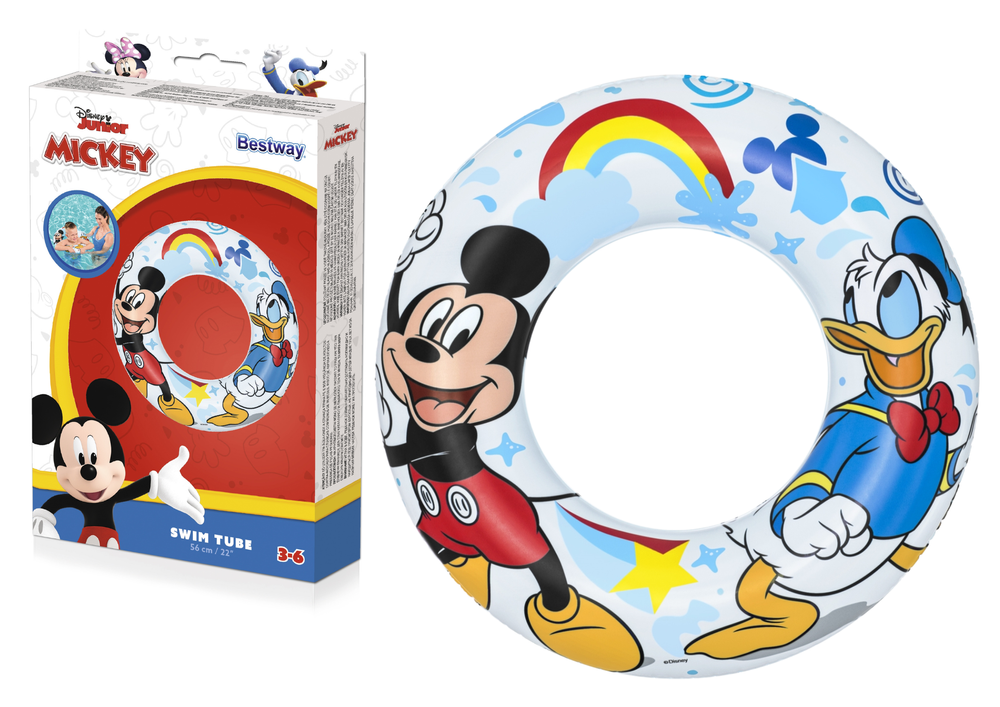 Bestway Mickey Swim Ring 22Inch 56Cm- 91004