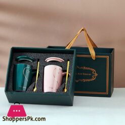 Couple Cup Ceramic Mugs Coffee Love Heart Mug Creative Valentine'S Day Wedding Birthday Gift