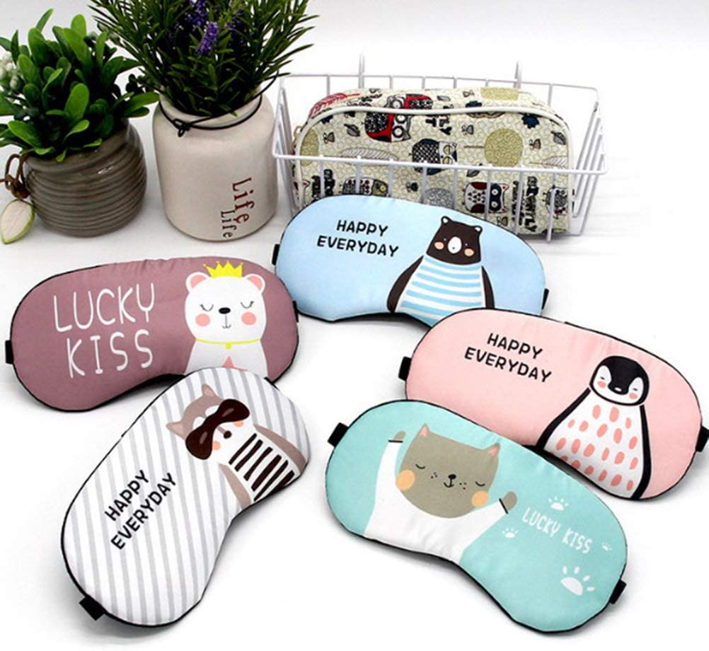 Cute Animal Funny Sleeping Masks Sleep Eye Mask 1-Pcs