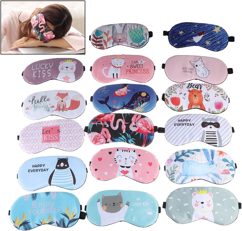 Cute Animal Funny Sleeping Masks Sleep Eye Mask 1-Pcs