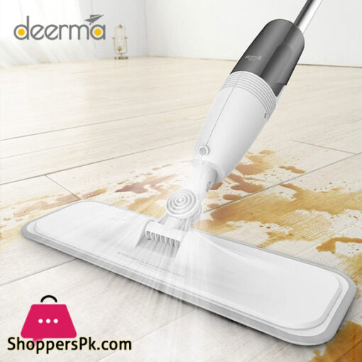 Deerma TB500 Spray Mop 360 Xiaomi Eco-System Floors with Polish Water Mop with Carbon Fiber Dust Collector Excellent in Home Cleaning