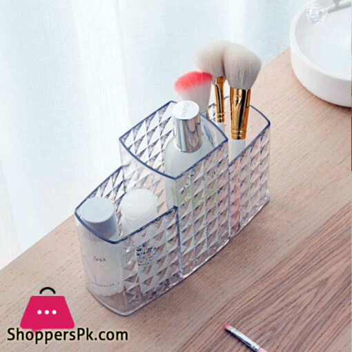 Desktop Brush Lipstick Holder Jewelry Container