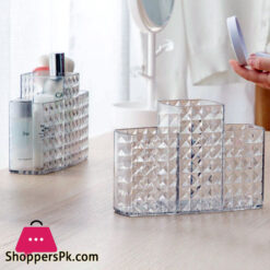 Desktop Brush Lipstick Holder Jewelry Container