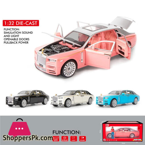 Diecast Alloy Rolls Royce Phantom Toy Pull Back Vehicles Diecast Model Car