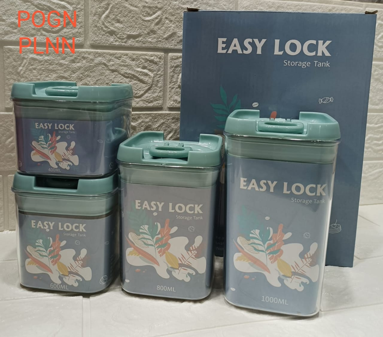 Easy Lock Storage Tank Set Of 4 5 Easy Lock Storage Tank Set Of 4