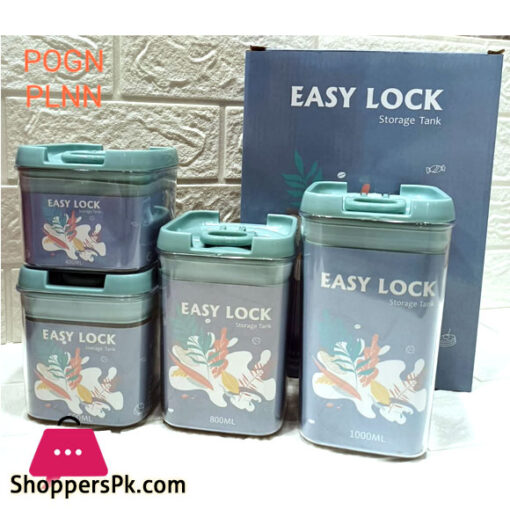 Easy Lock Storage Tank Set of 4