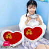 Heart Shape Soft Cushion Plush Pillow Gift For Valentine Or Birthday 22 × 30 Inch