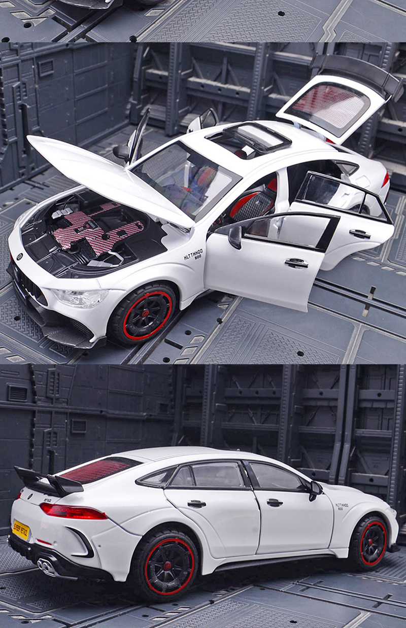 High Simulation 1:24 Rocket 900 Maybach G-Class Alloy Car Model Diecasts Metal Toy Car Sound Light Kids Toys Gift Collection