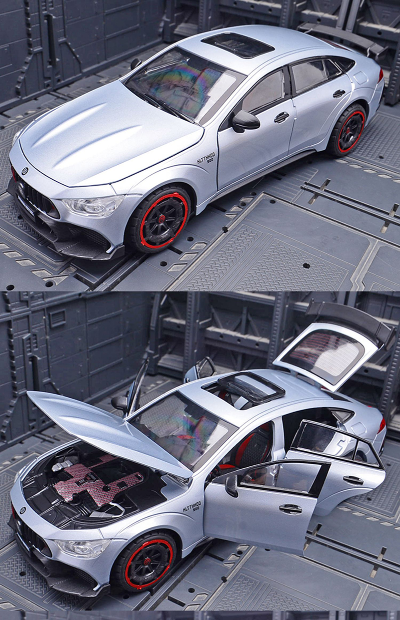 High Simulation 1:24 Rocket 900 Maybach G-Class Alloy Car Model Diecasts Metal Toy Car Sound Light Kids Toys Gift Collection