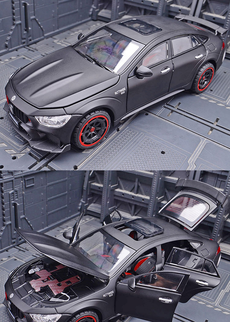 High Simulation 1:24 Rocket 900 Maybach G-Class Alloy Car Model Diecasts Metal Toy Car Sound Light Kids Toys Gift Collection