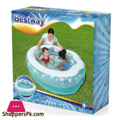 Inflatable Pool Bestway Sparkle Shell Kiddie Pool 150 X 127 X 43 Cm - 52489