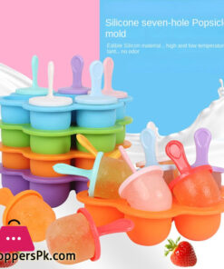 Silicone Popsicle Molds Ice Pop Molds Storage Container for Homemade Food Kids Ice Cream DIY Pop Molds - BPA Free