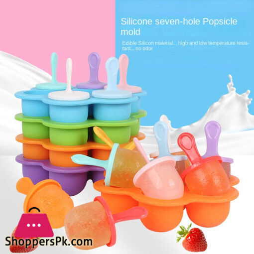 Silicone Popsicle Molds Ice Pop Molds Storage Container for Homemade Food Kids Ice Cream DIY Pop Molds - BPA Free