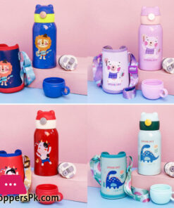 Kids Cartoon Drink Bottles Double Layers Stainless Steel Water Thermos Children Insulated Cups Portable Home School 5 Kids Cartoon Drink Bottles Double Layers Stainless Steel Water Thermos Children Insulated Cups Portable Home School - Image 2