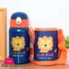 Kids Cartoon Drink Bottles Double Layers Stainless Steel Water Thermos Children Insulated Cups Portable Home School