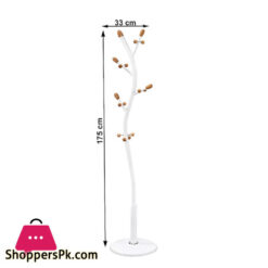 Maple Leaf Metal Coat Hanging Rack Stand Long