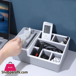 New Home Desk Tissue Case Tissue Holder Makeup Cosmetic Storage Box Organizer Living Room Home Decoration Multifunction