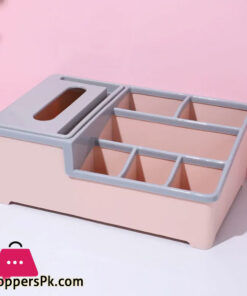 New Home Desk Tissue Case Tissue Holder Makeup Cosmetic Storage Box Organizer Living Room Home Decoration Multifunction - Image 4