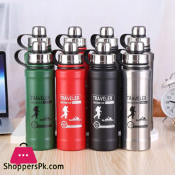 Stainless Steel Vacuum Bottle 800Ml Insulated Water Bottle Travel Outdoor Portable Drink Thermos Stanley Cup Flask