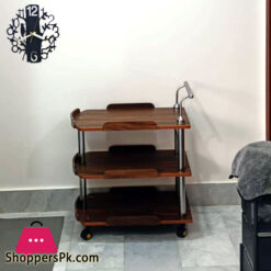 Tea Trolley Plain Full Wooden