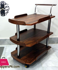 Tea Trolley Plain Full Wooden