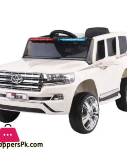 Toyota Land Cruiser 12V Kids Ride-On Car with RC Parental Remote 2-6 Years Kids