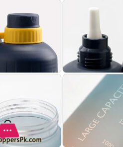 Water Bottles With Straw Large Capacity Plastic Sports Water Bottle For Gym And Outdoor Reusable Bpa Free - 1800Ml - Image 3