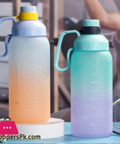 Water Bottles With Straw Large Capacity Plastic Sports Water Bottle For Gym And Outdoor Reusable Bpa Free - 1800Ml - Image 4
