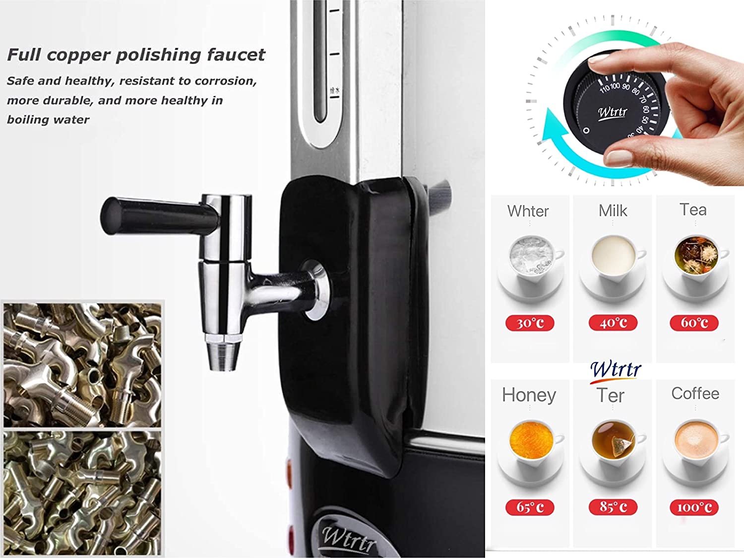 Wtrtr Water Boiler High Quality 2000Watts 15 Liter in Pakistan