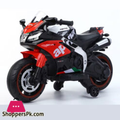 12V Battery Operated Ride On Bike For Kids Model Aprna Hand Accelerator With Music System