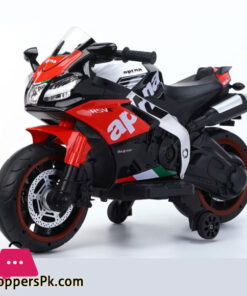 12V Battery Operated Ride On Bike For Kids Model Aprna Hand Accelerator With Music System